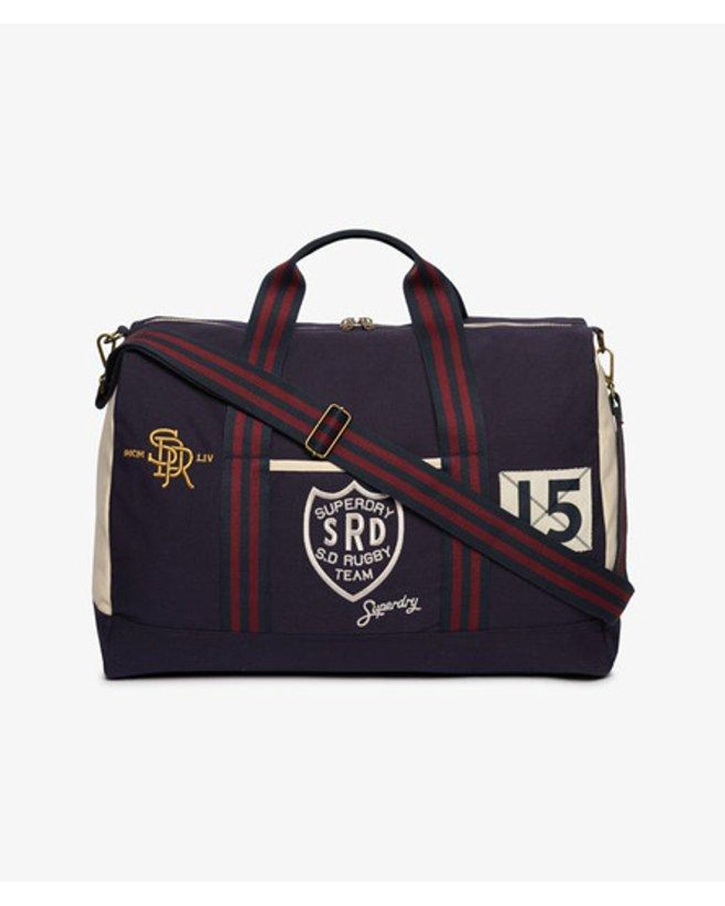 Superdry Blue & Co Vintage Patch Weekender Bag