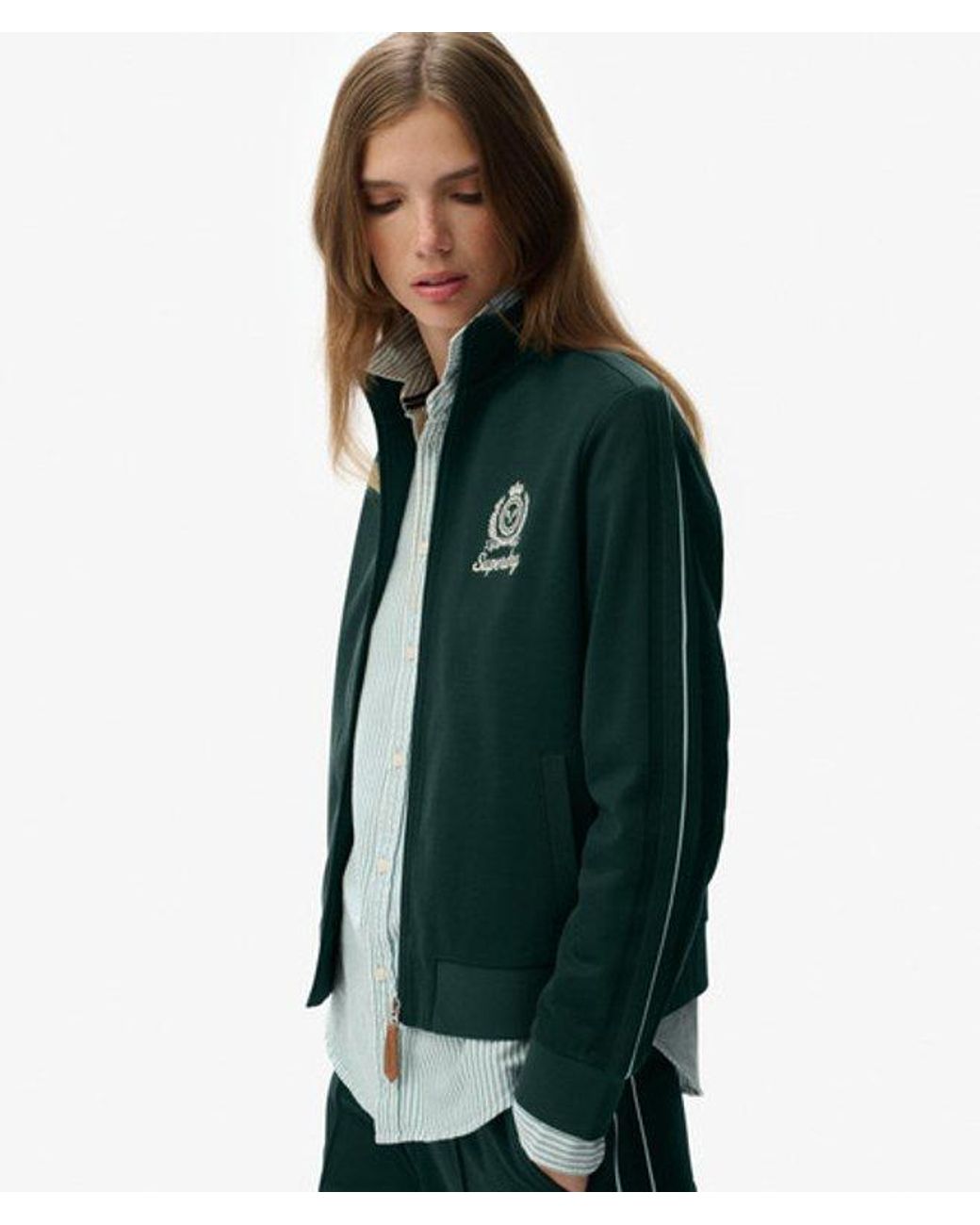 Superdry Green & Co Country Club Track Top