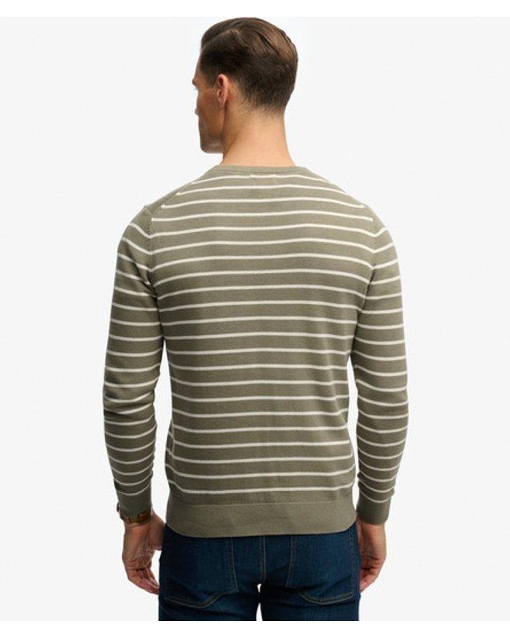 Superdry Green & Co The Merchant Store - Breton Jumper for men