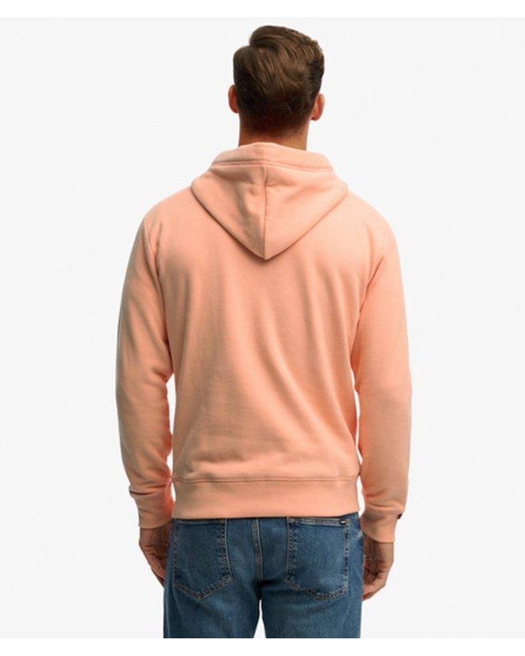 Superdry Orange & Co Essential Logo Classic Hoodie for men