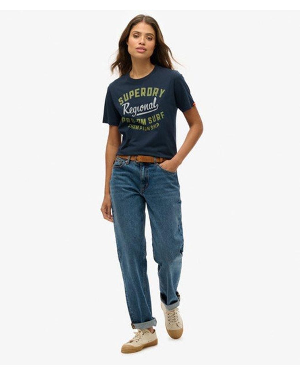 Superdry Blue & Co Lo-fi Outdoor Relaxed T-shirt