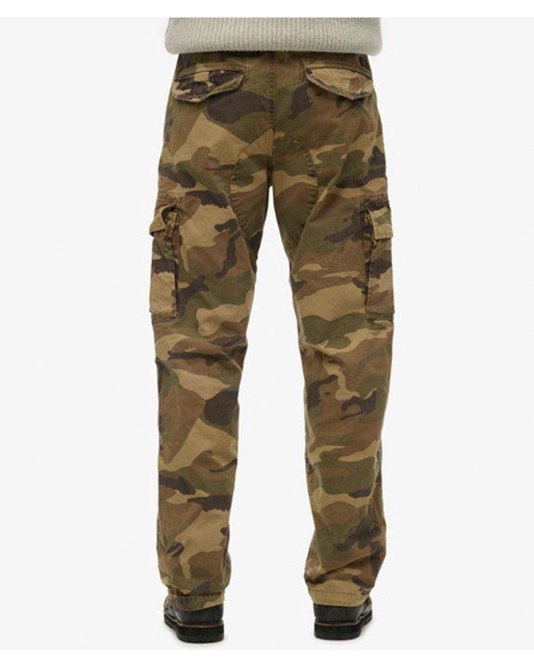 Superdry Natural & Co Organic Cotton baggy Cargo Pants for men