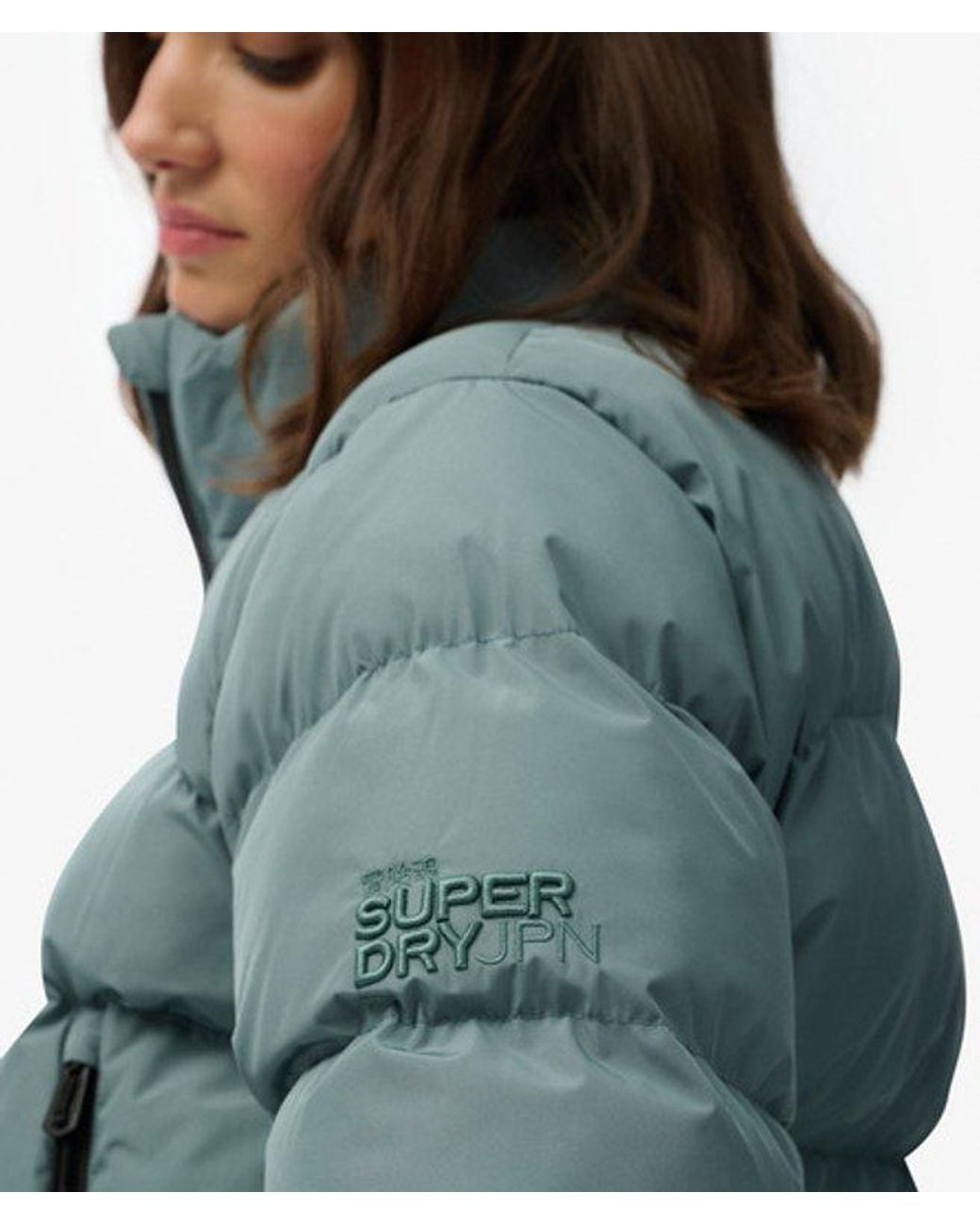 Superdry Blue & Co Non Hooded Sports Puffer Jacket