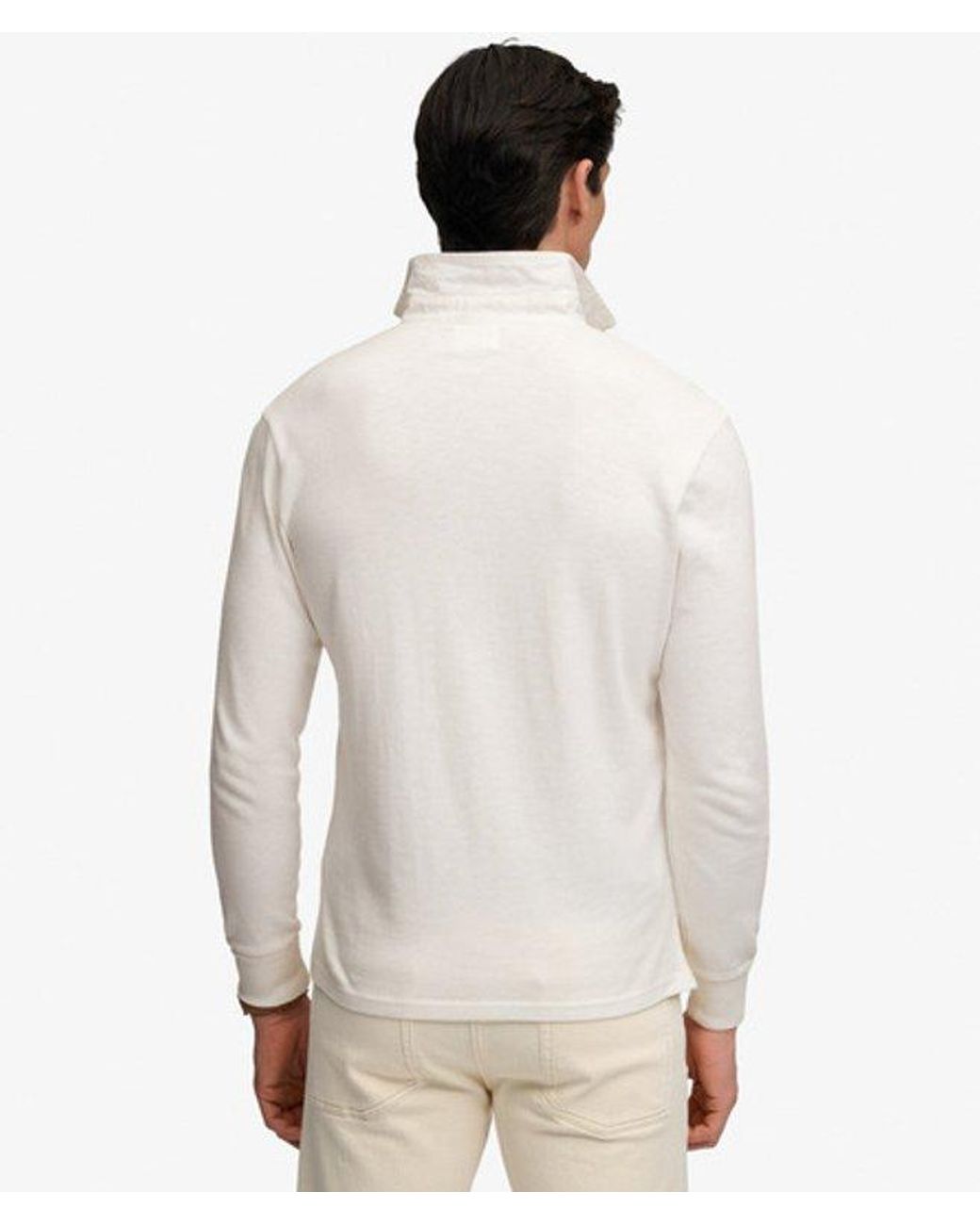 Superdry White & Co Classic Preppy Long Sleeved Top for men