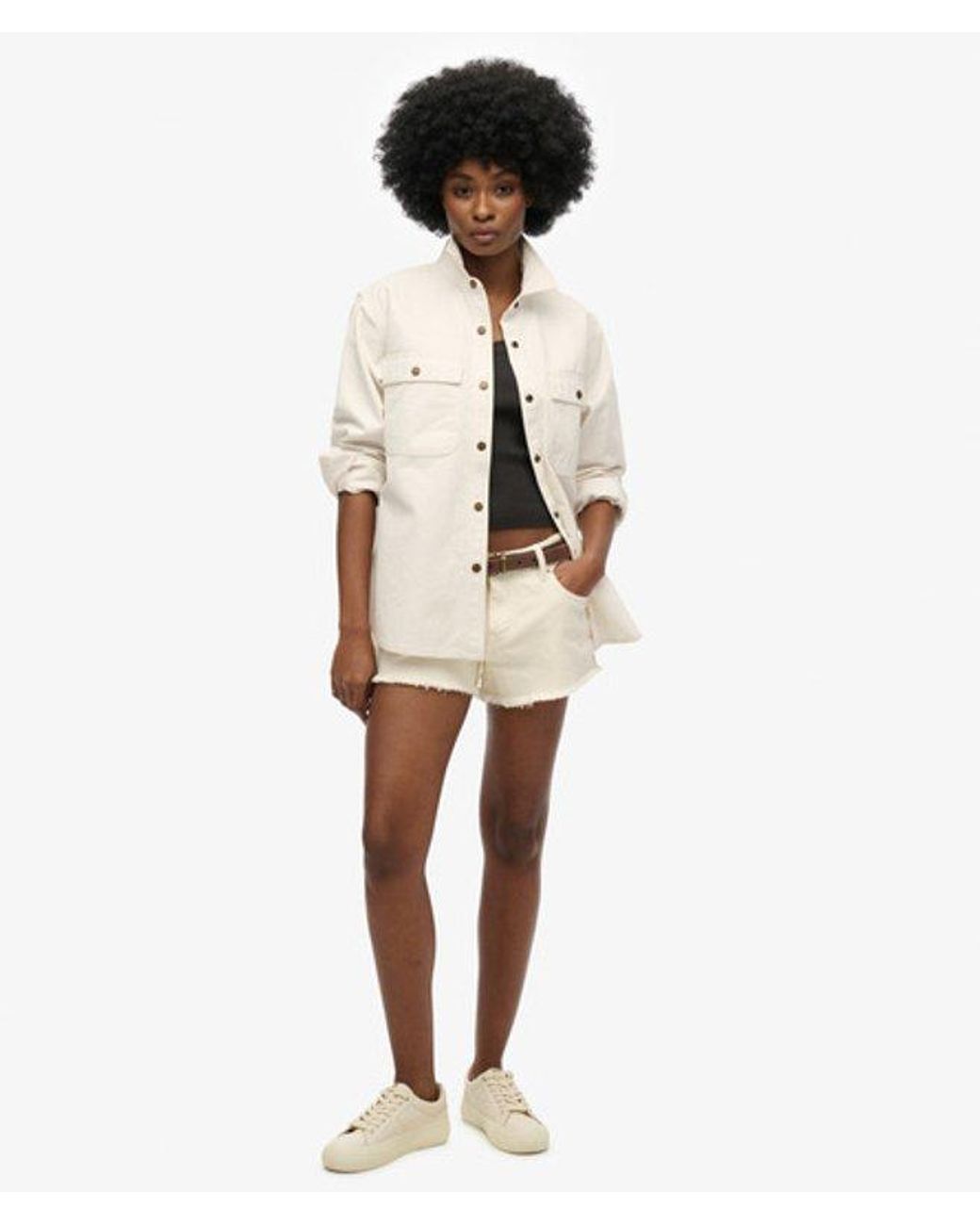 Superdry Natural Cotton Workwear Overshirt