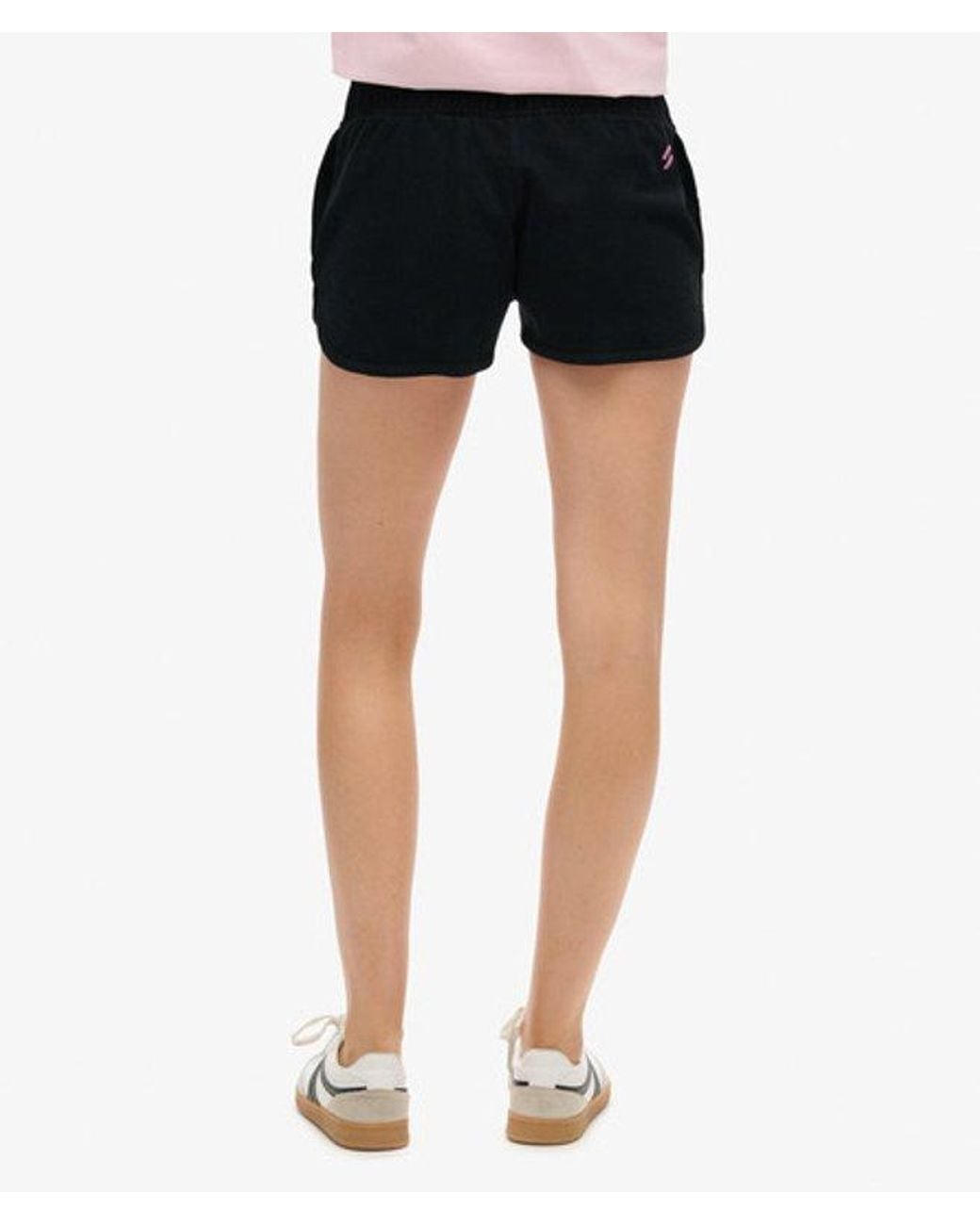 Superdry Black & Co Sportswear Logo Racer Shorts