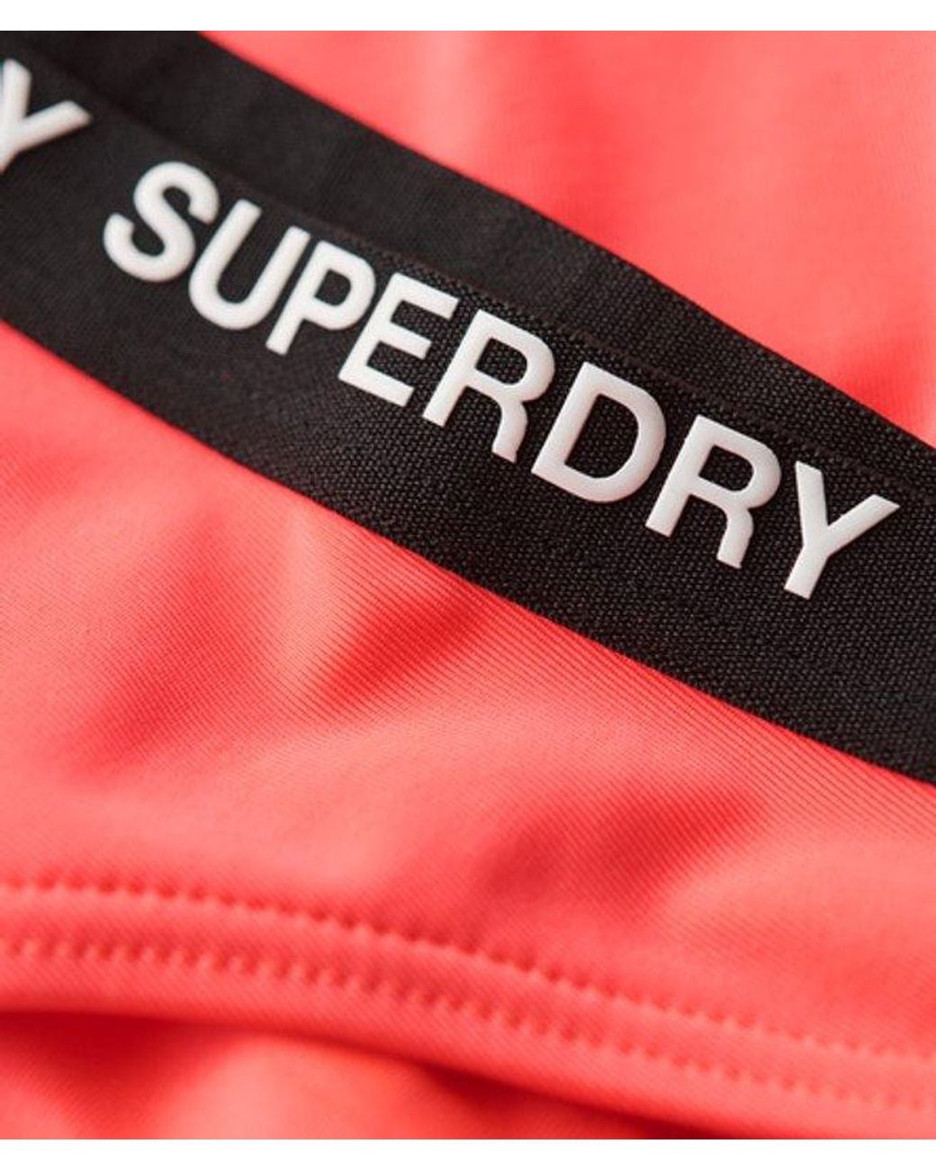 Superdry Red & Co Elastic Classic Bikini Bottom