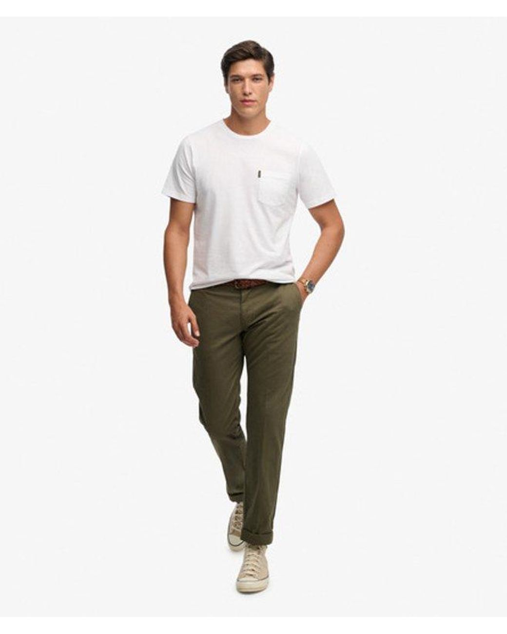 Superdry White & Co Classic Essential Pocket T-shirt for men