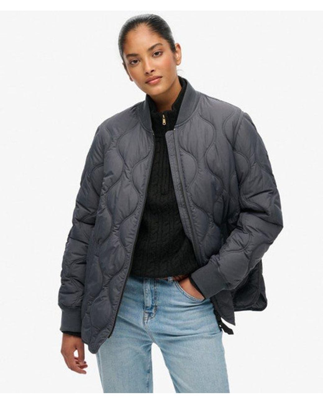 Superdry Gray & Co Short Quilted Liner Jacket