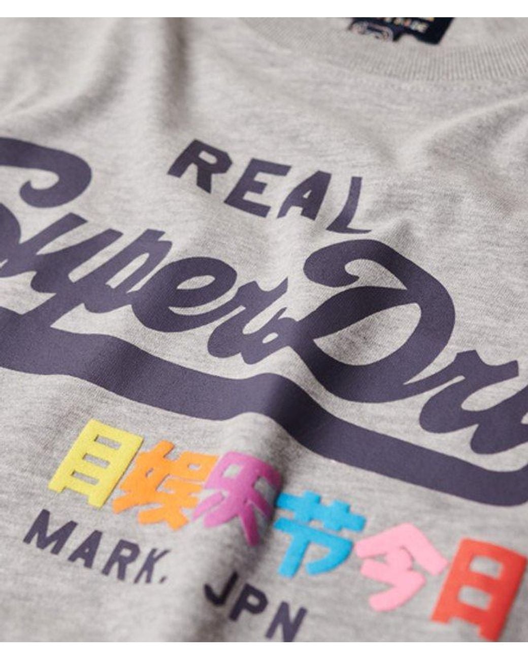 Superdry Gray & Co Vintage Logo Pop Entry T-shirt