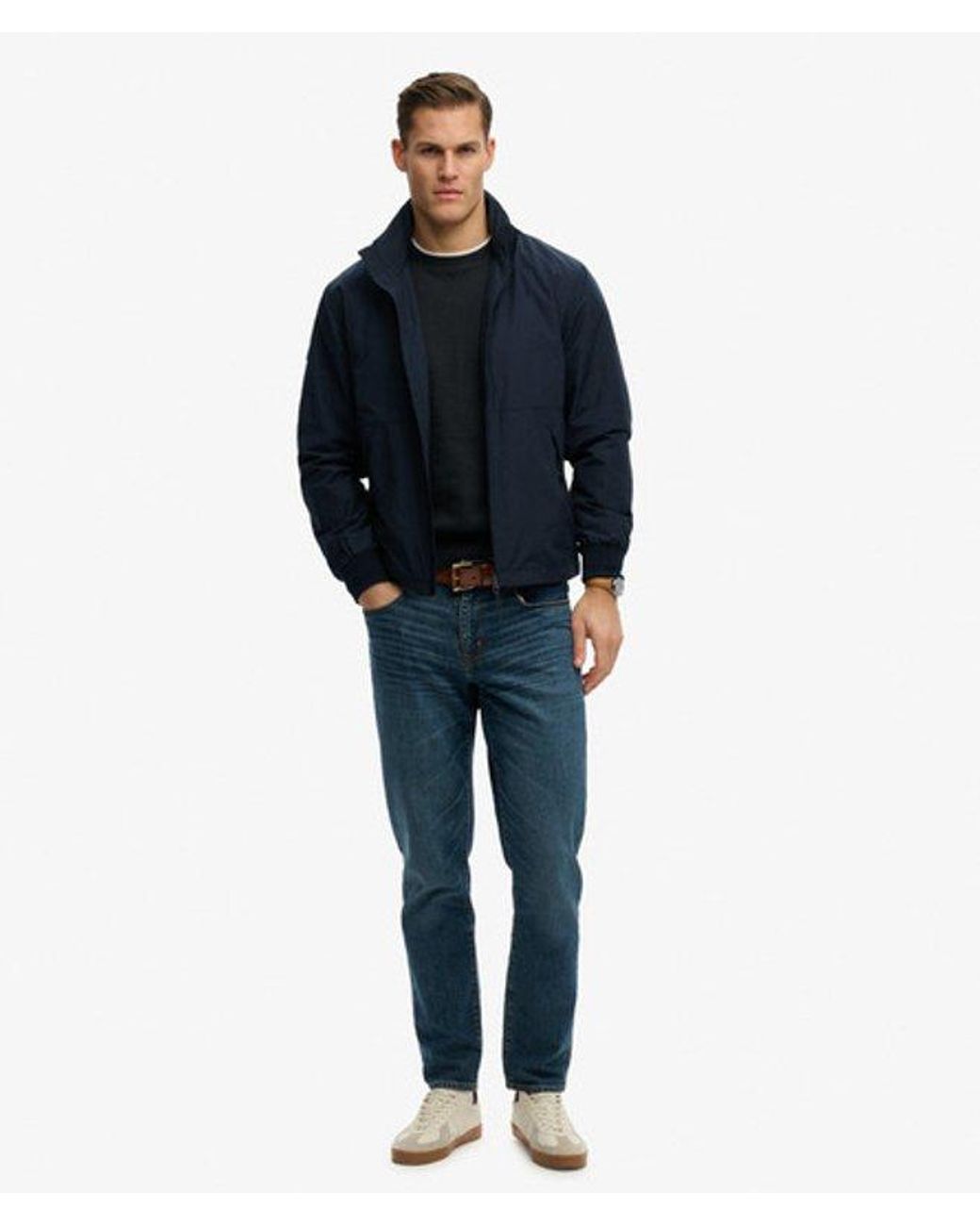 Superdry Blue & Co Flyweight Sports Jacket for men
