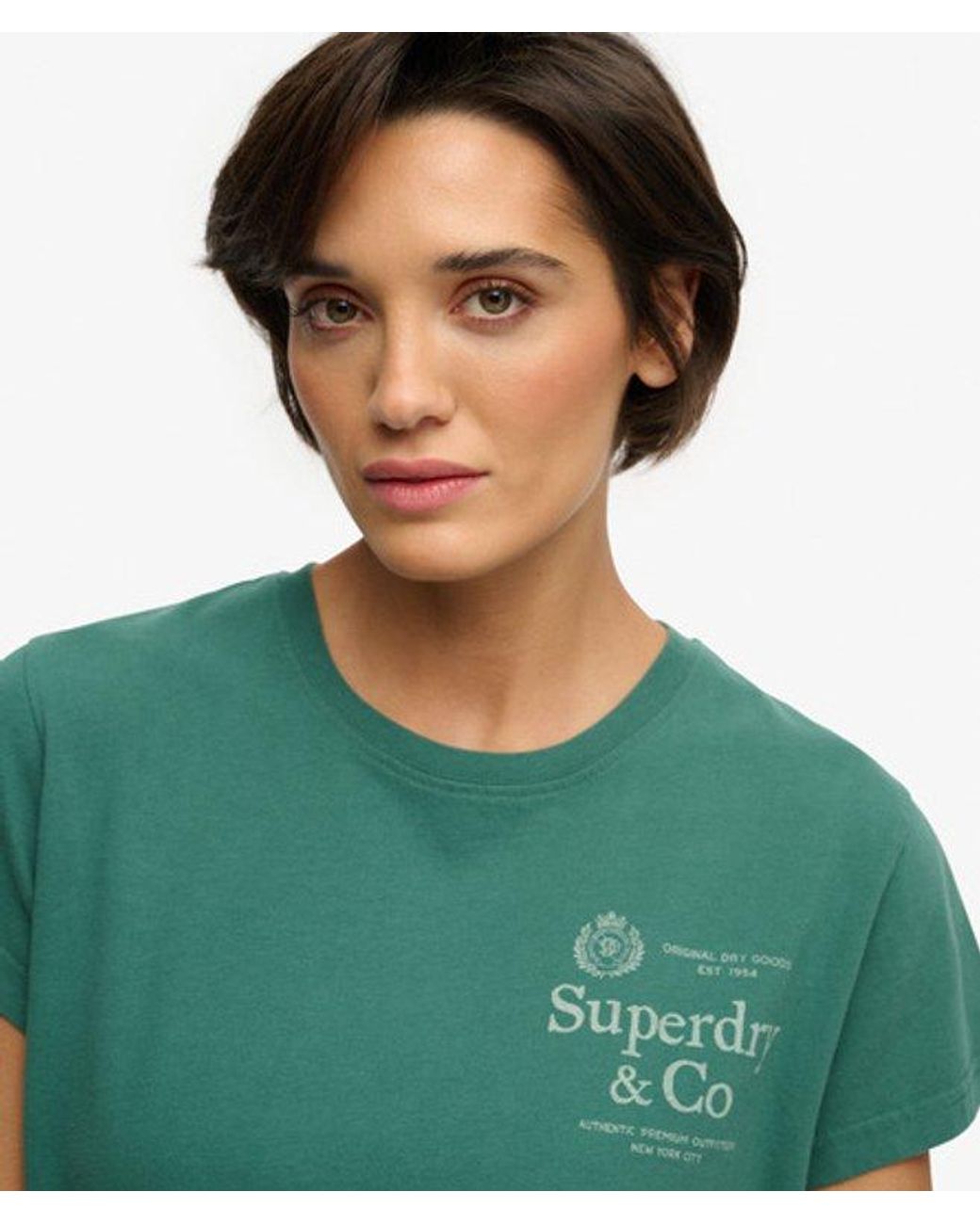 Superdry Green & Co Luxe Casual Classic T-shirt