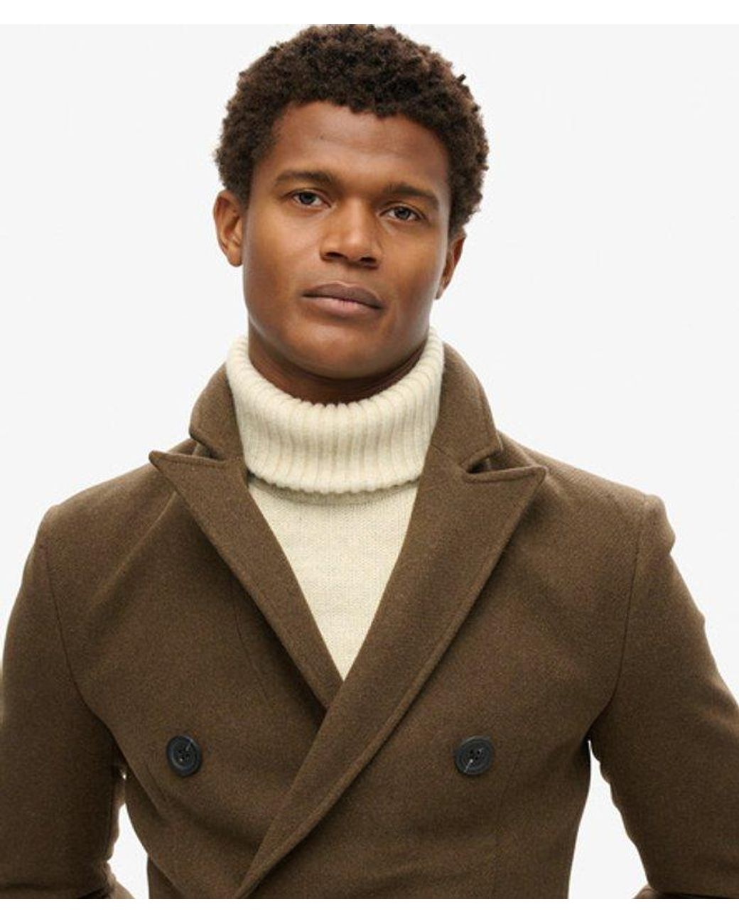 Superdry Brown & Co The Merchant Store - Town Coat for men