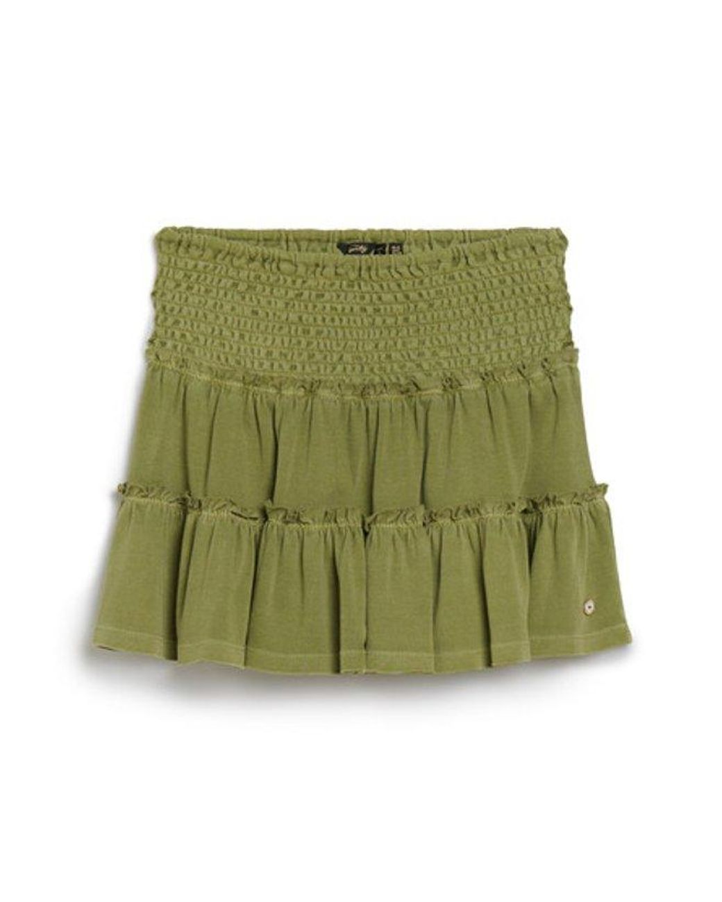 Superdry Green & Co Tiered Jersey Mini Skirt