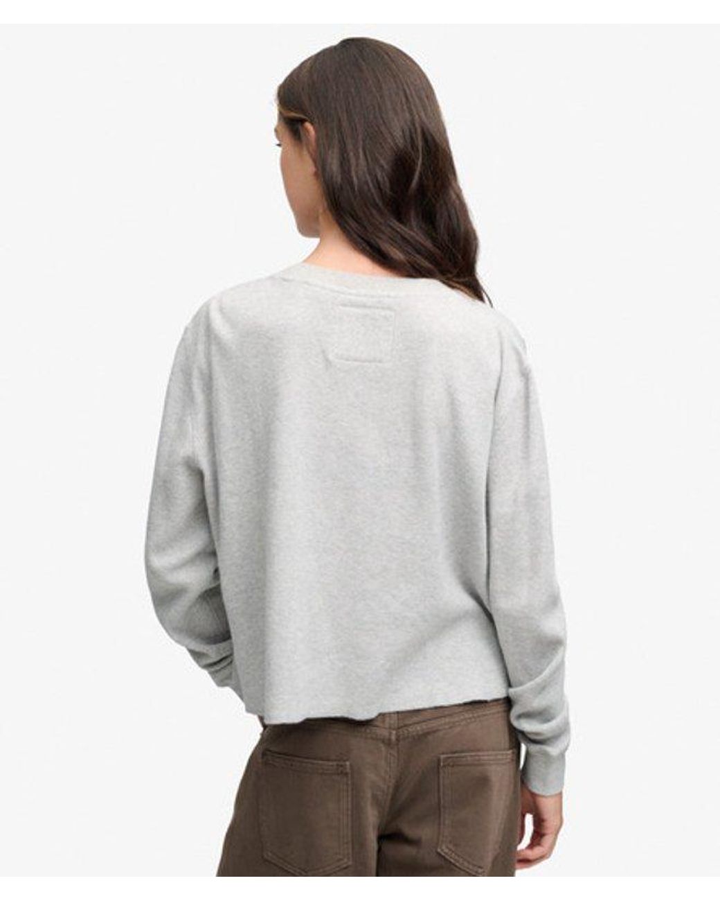 Superdry White & Co Athletic Essential Graphic Long Sleeve Top