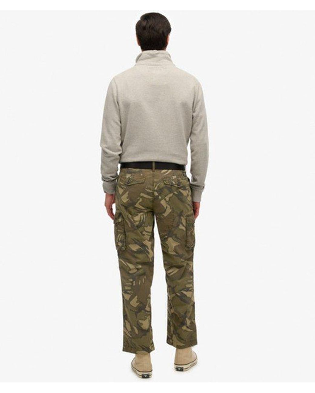 Superdry Green & Co Parachute Light Cargo Pants for men