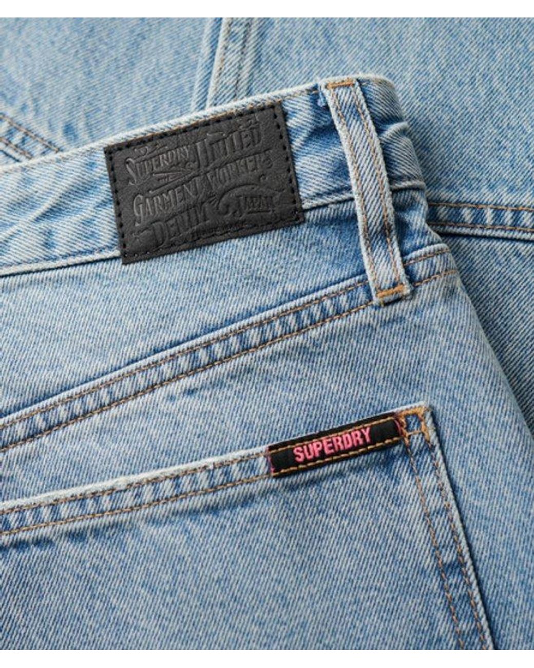 Superdry Blue & Co Mid Rise Denim Carpenter Jeans