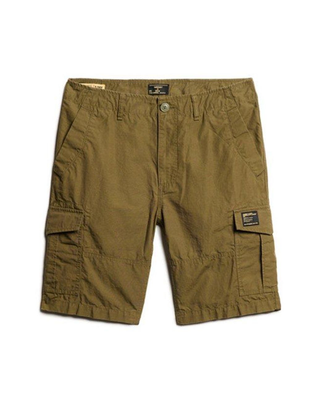Superdry Green & Co Parachute Cargo Shorts for men