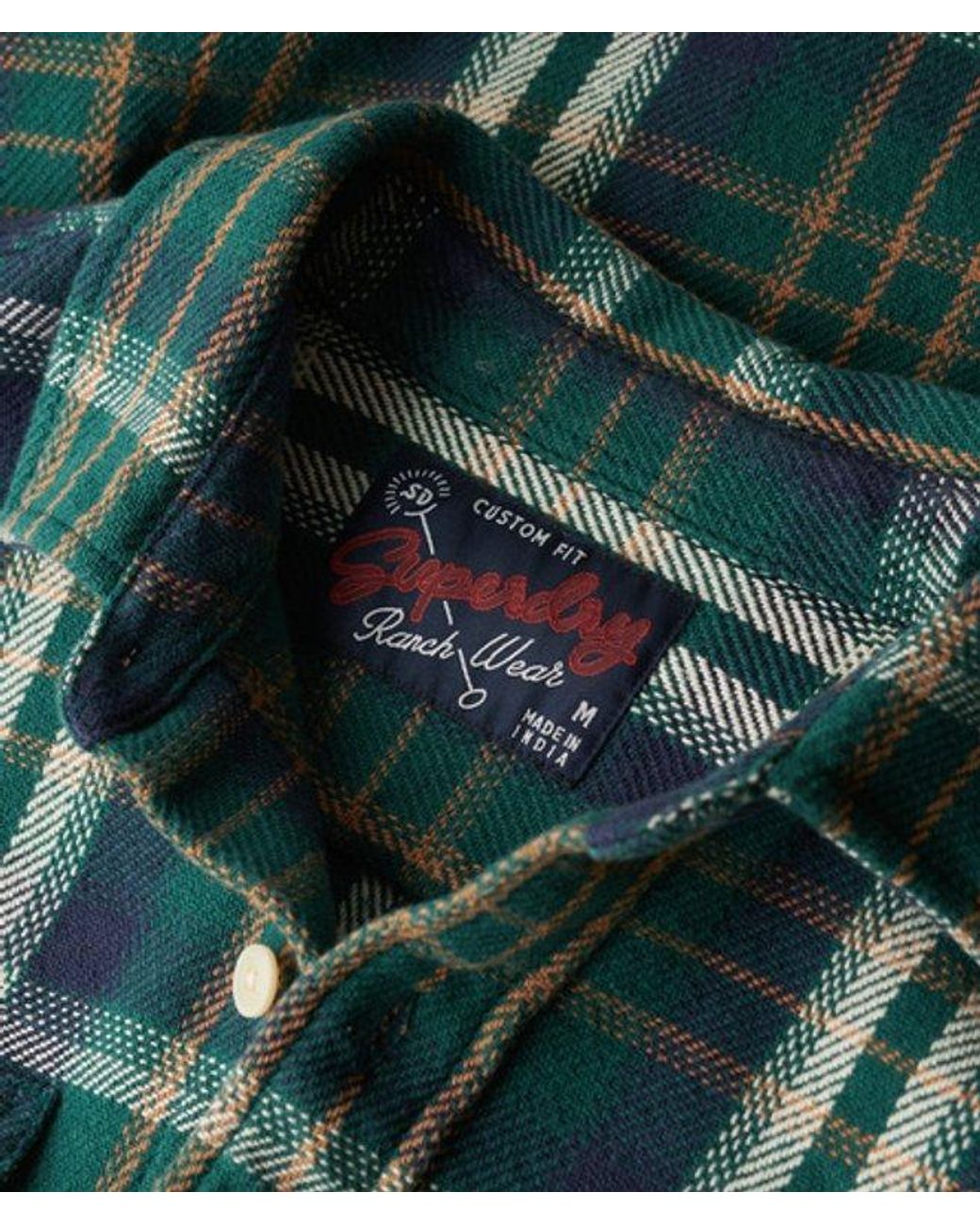 Superdry Green & Co The Merchant Store - Heavy Checked Shirt for men