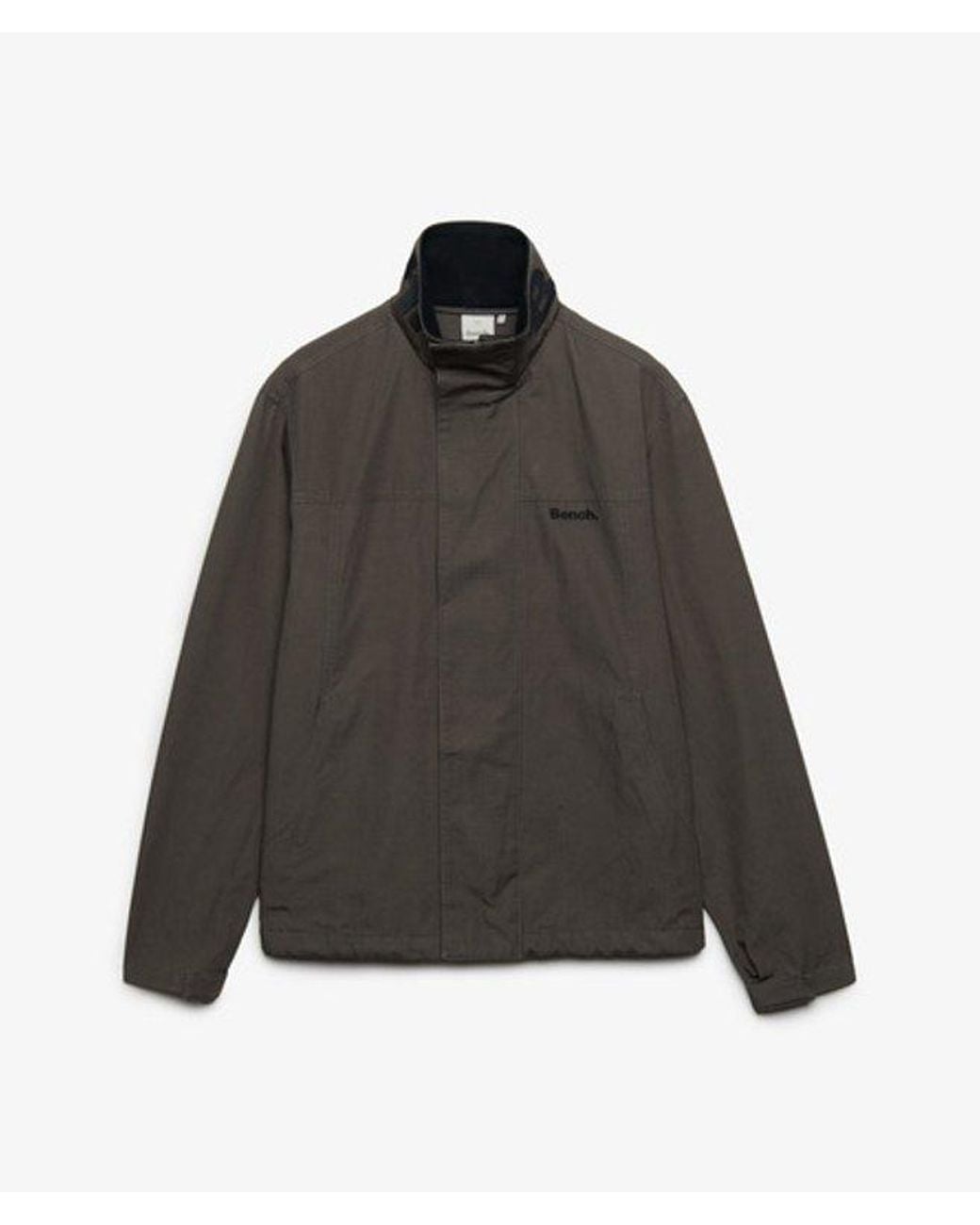 Superdry Black Bench X & Co Bench High Neck Ripstop Jacket for men