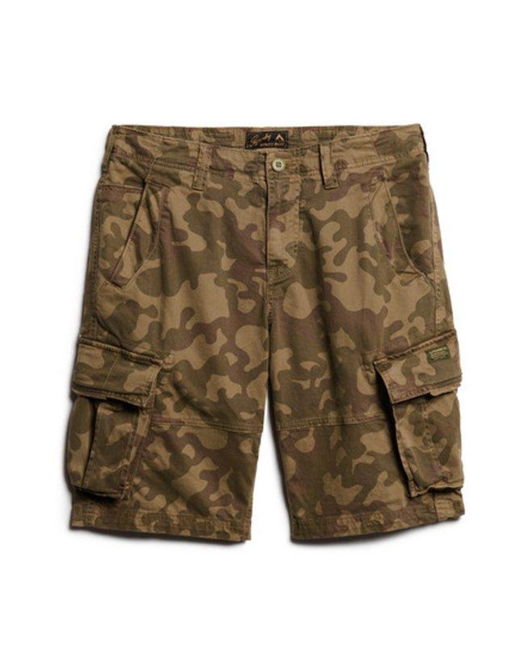 Superdry & Co Core Cargo Short Relaxed Pasvorm in het Natural voor heren