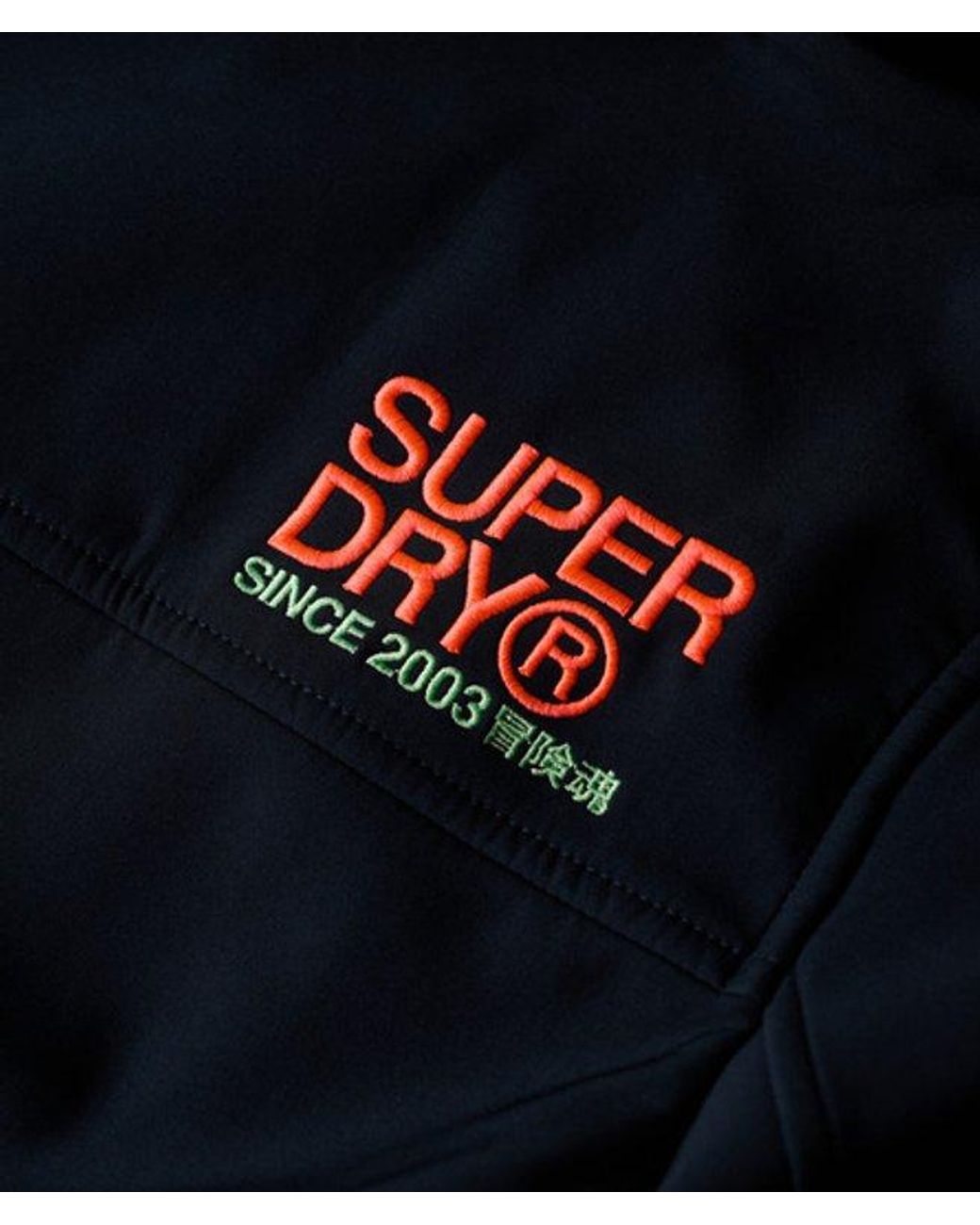 Superdry Blue Hooded Classic Trekker Jacket