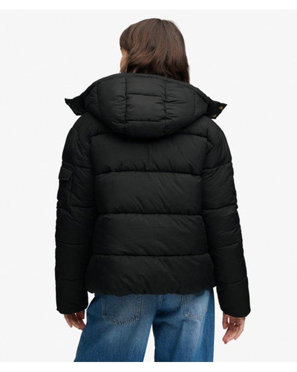 Superdry Premium Ripstop Pufferjas in het Black