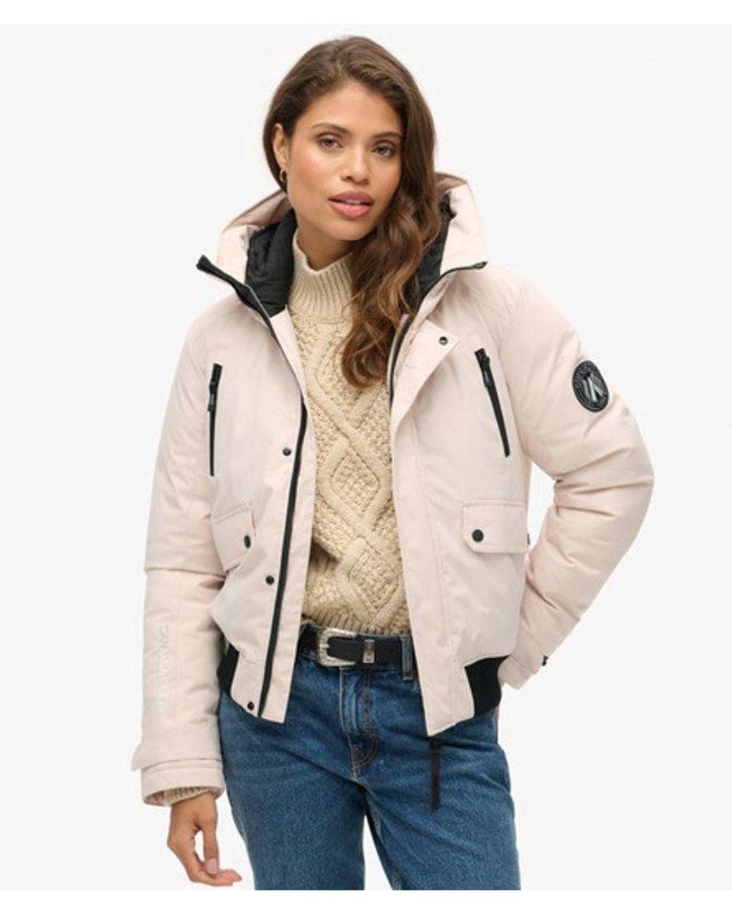 Superdry Natural & Co City Padded Bomber Jacket