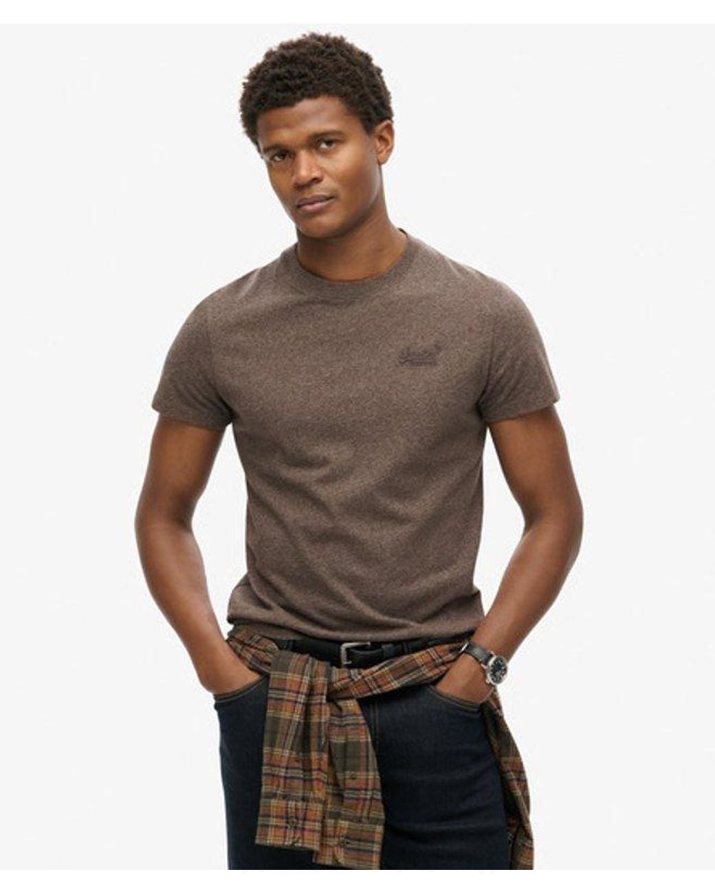 Superdry Brown & Co Essential Logo T-shirt for men