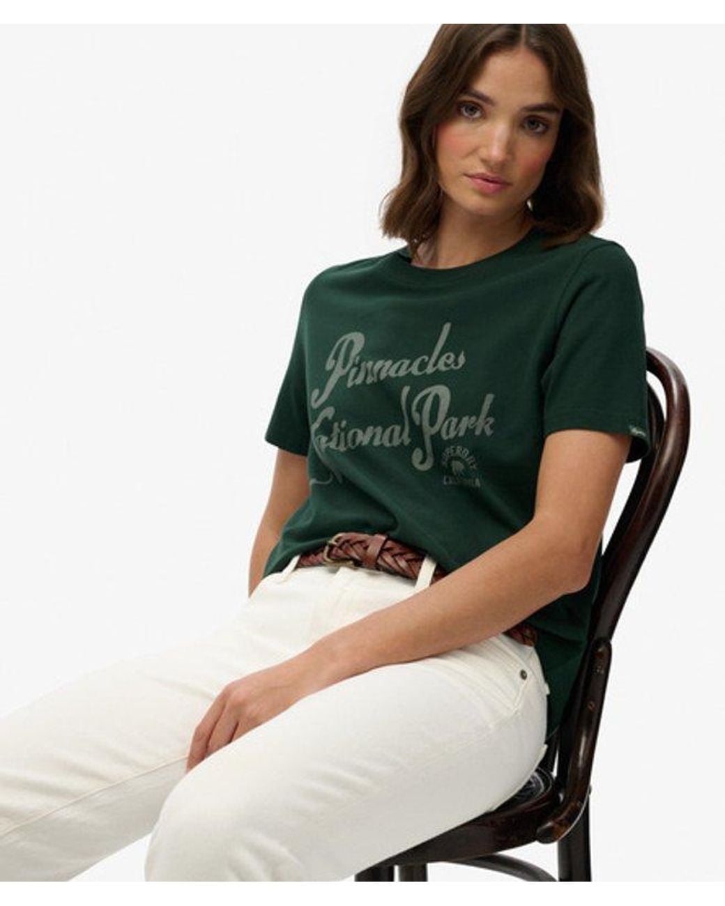 Superdry Green Lo-Fi Outdoors Relaxed T-Shirt