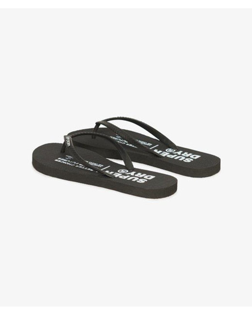Superdry Black & Co Studios Flip Flops