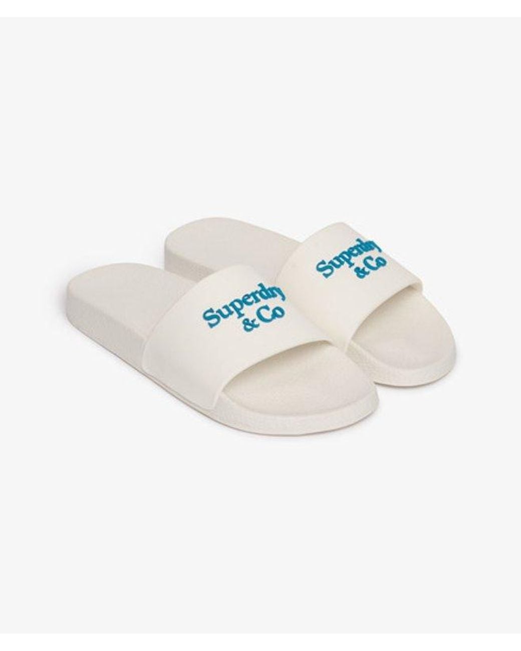 Superdry Blue & Co Pool Sliders