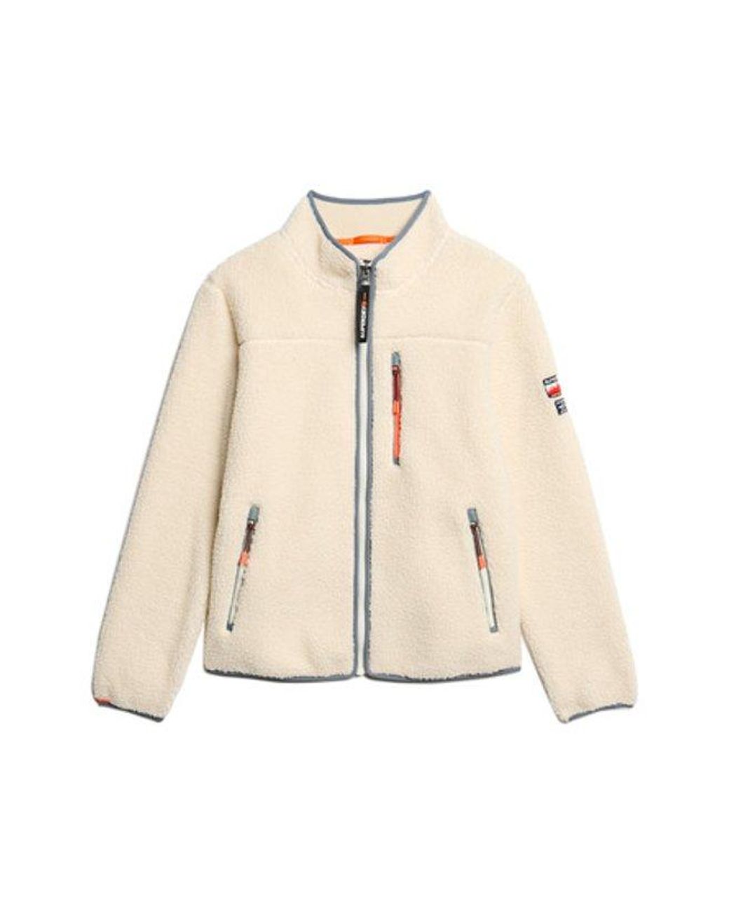 Superdry Blue Outdoor Full Zip Fleece