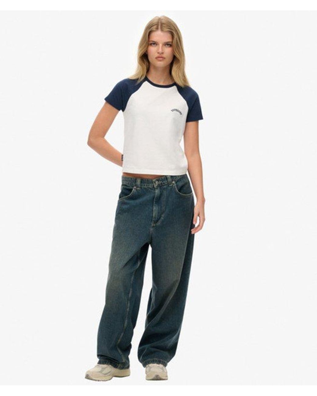 Superdry White & Co Essential Logo Retro T-shirt