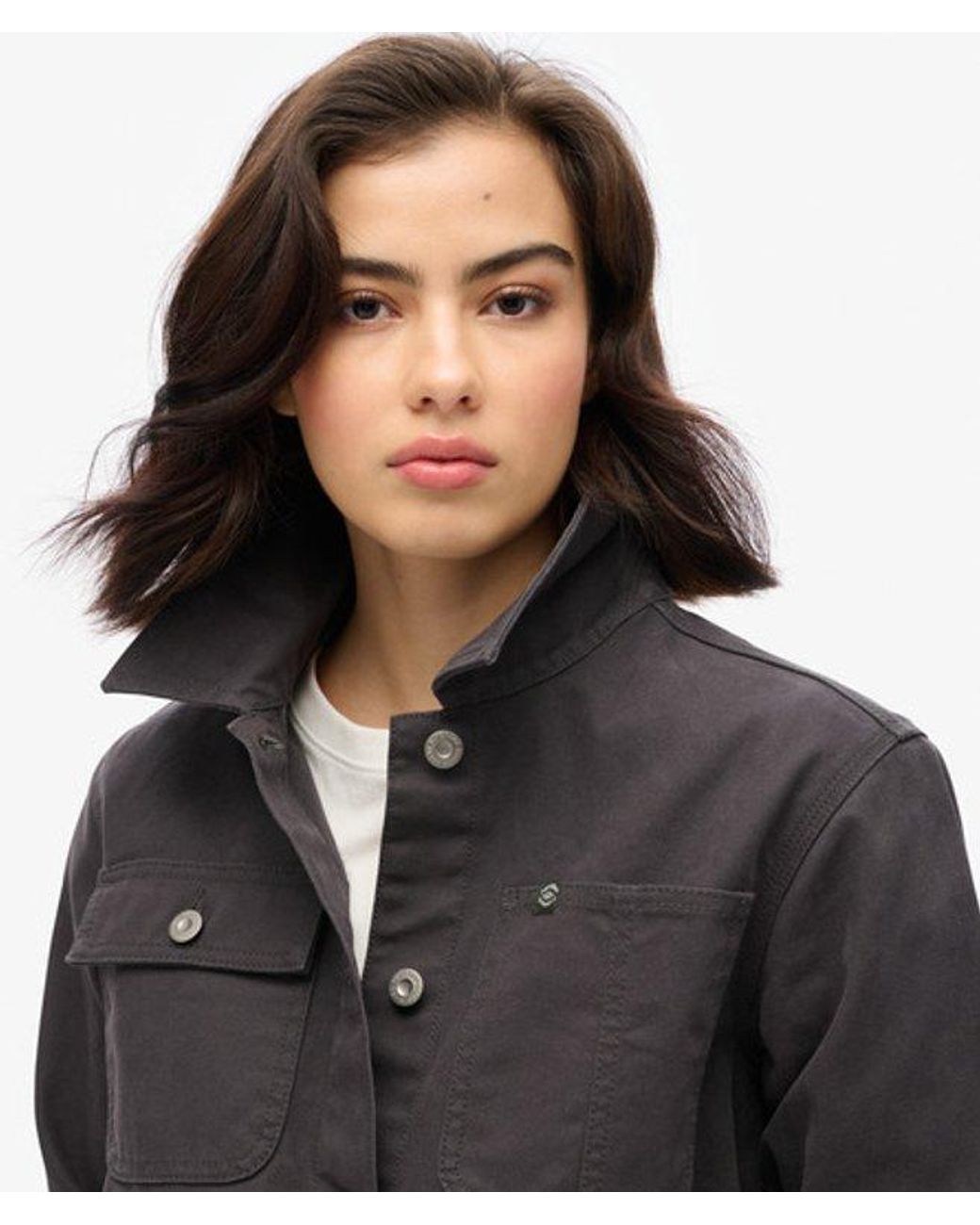 Superdry Black & Co Embroidered Chore Jacket