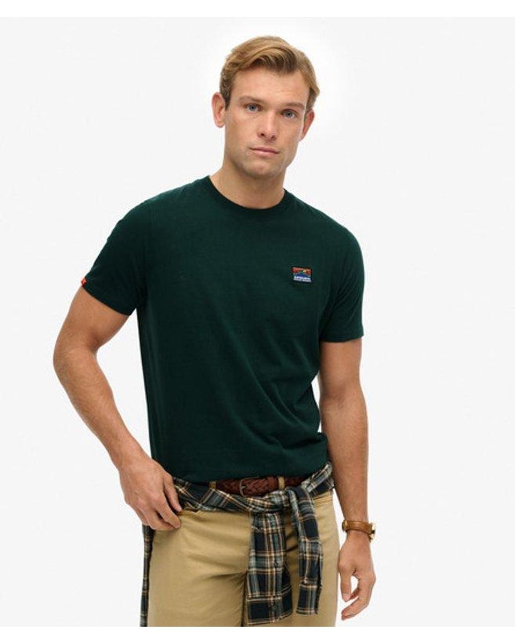 Superdry Green & Co Great Outdoors Embroidered Relaxed T-shirt for men