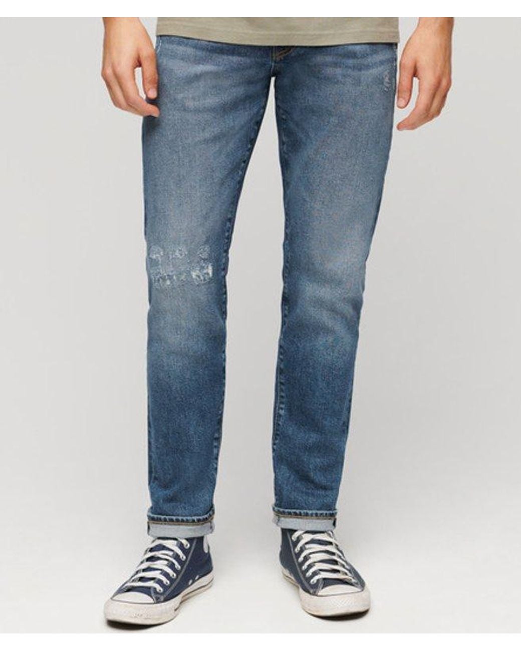 Superdry Blue & Co Organic Cotton Vintage Slim Jeans for men