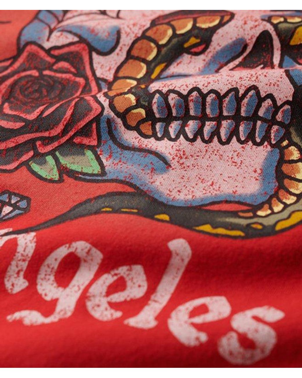 Superdry Red & Co Tattoo Graphic Loose Fit T-shirt for men