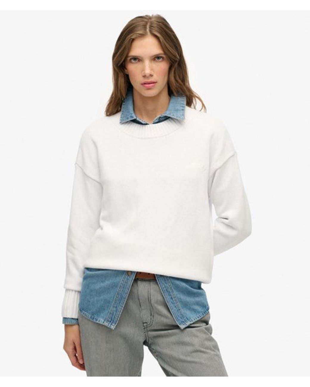 Superdry White & Co Essential Crew Neckline Jumper