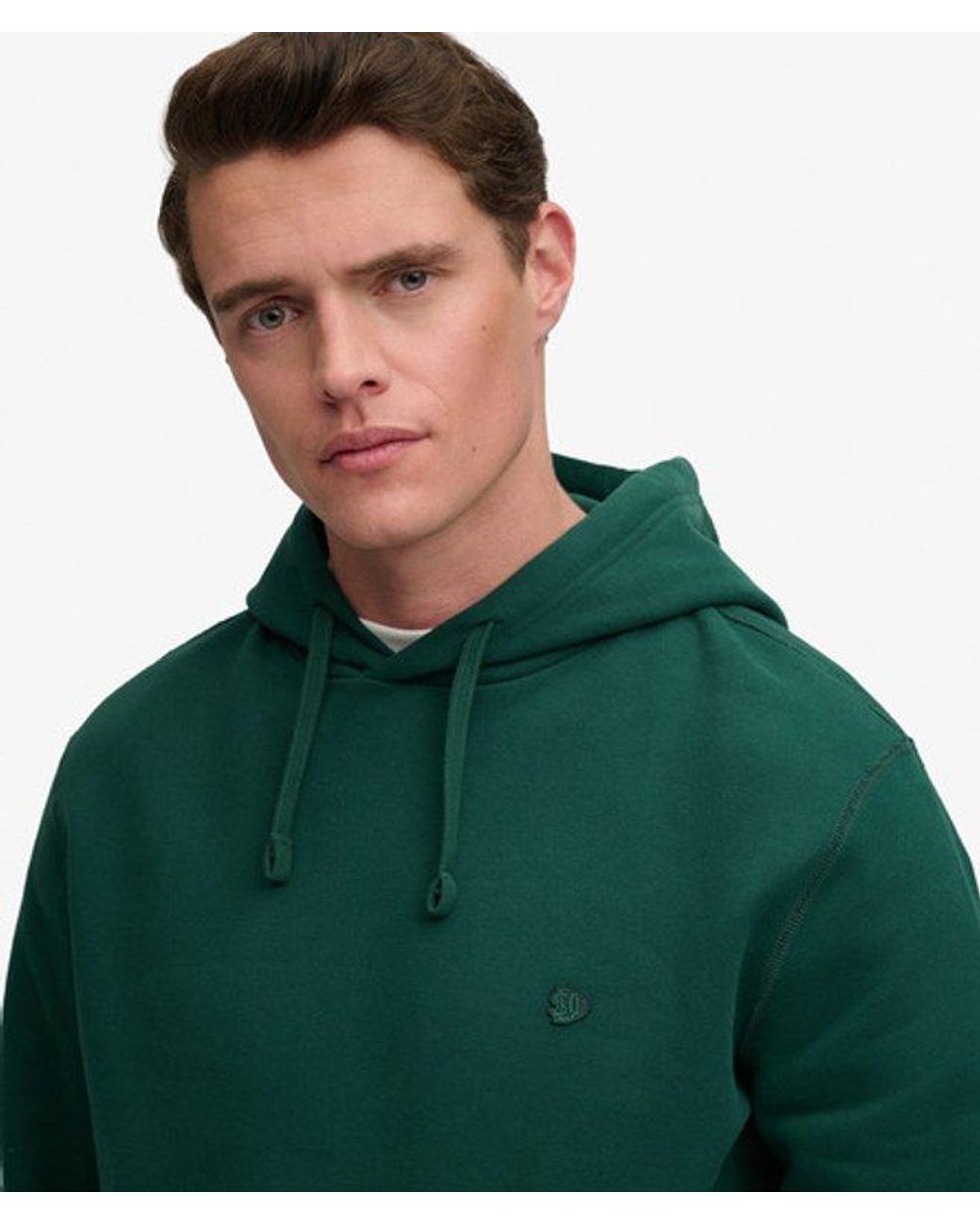 Superdry Green & Co Essential Logo Hoodie for men