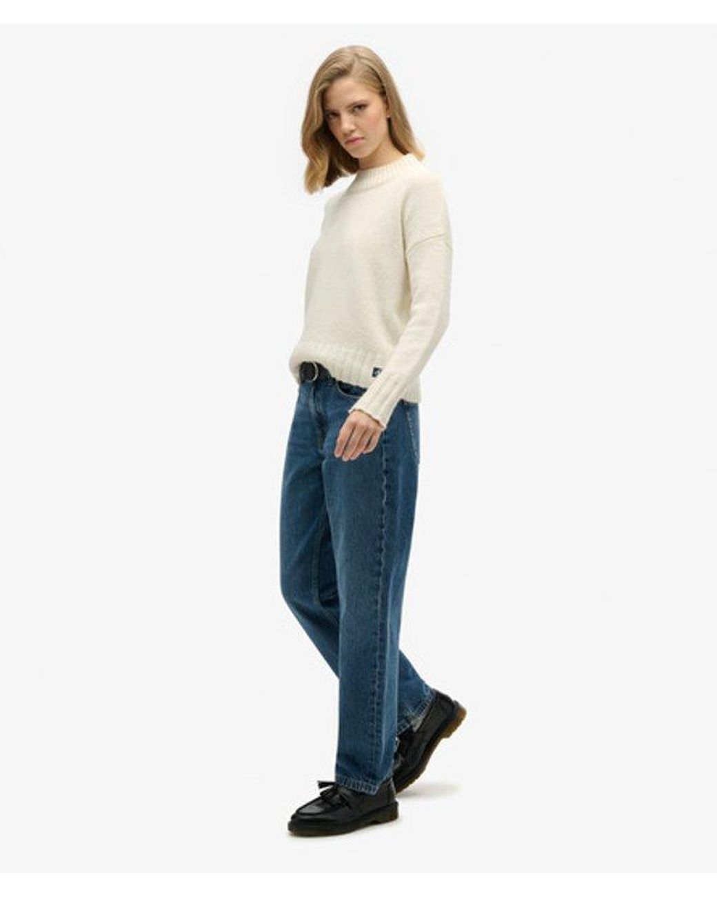 Superdry Blue & Co Mid Rise Straight Leg Jeans