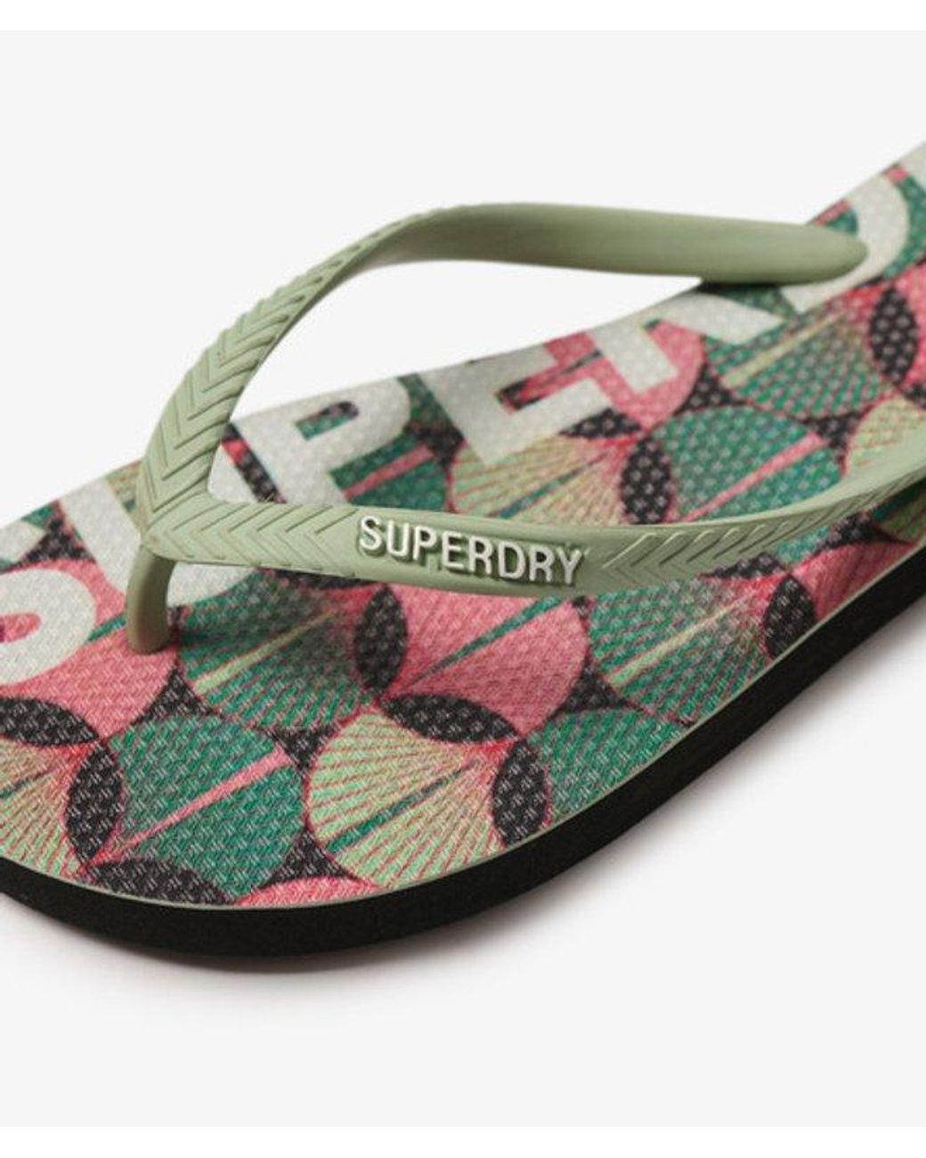 Superdry White & Co Logo Flip Flops