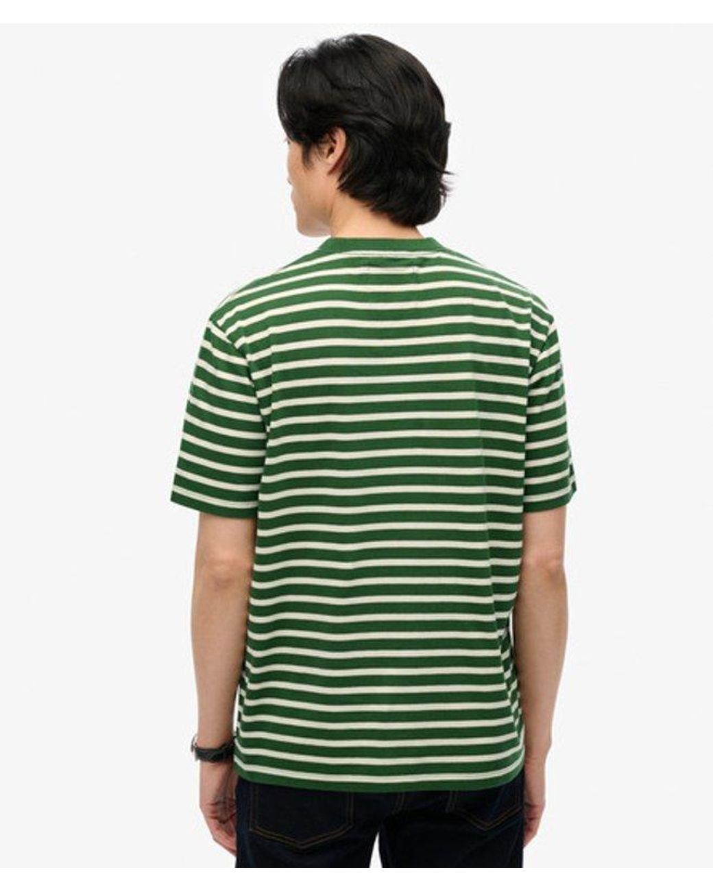 Superdry Green & Co The Merchant Store - Stripe T-shirt for men