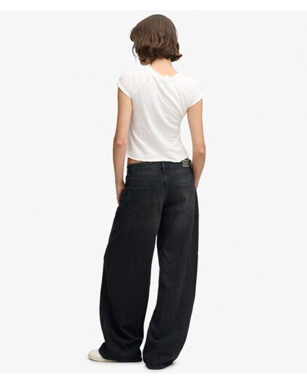 Superdry Blue & Co Mid Rise baggy Jeans