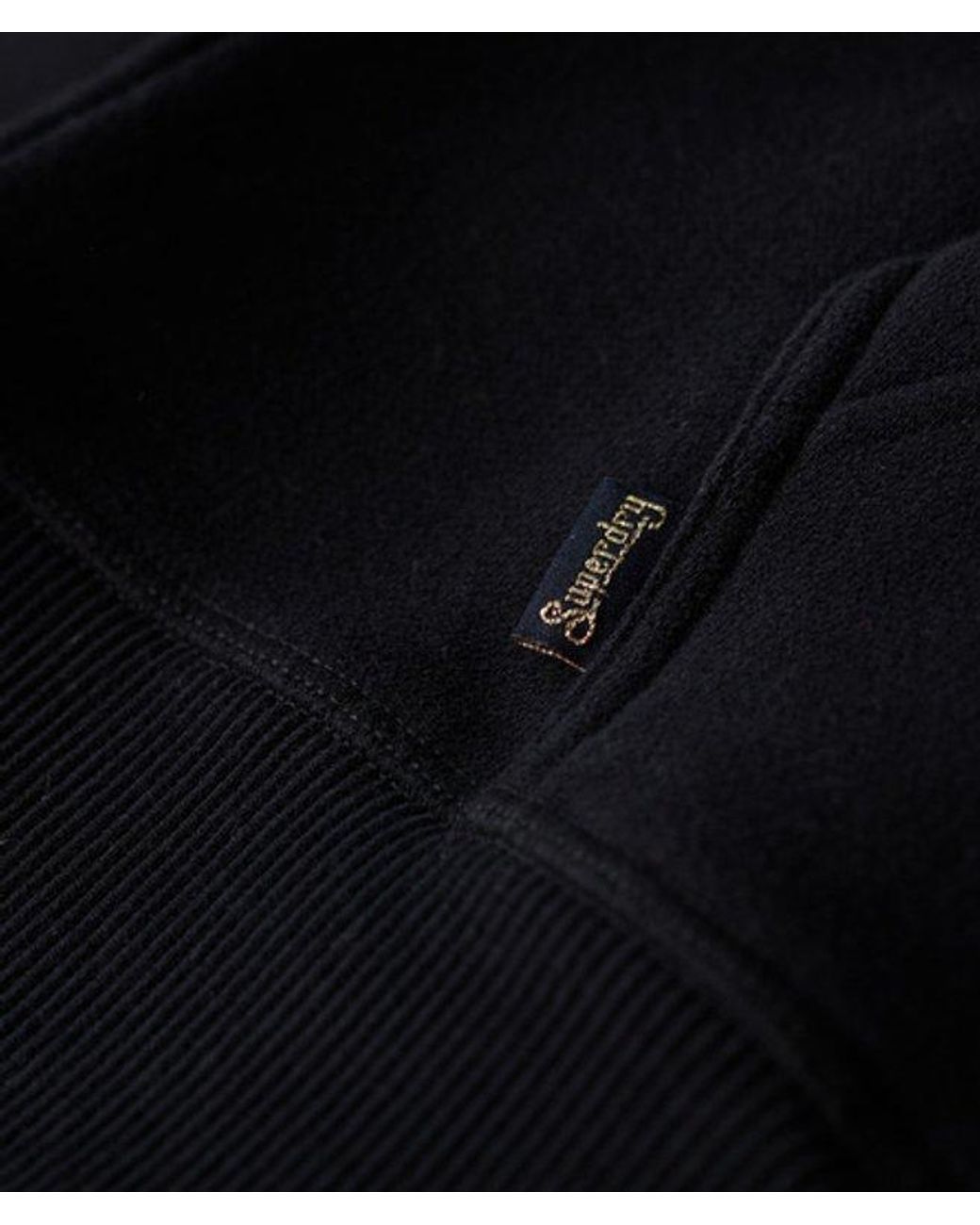 Superdry Black & Co Essential Logo Zip Hoodie