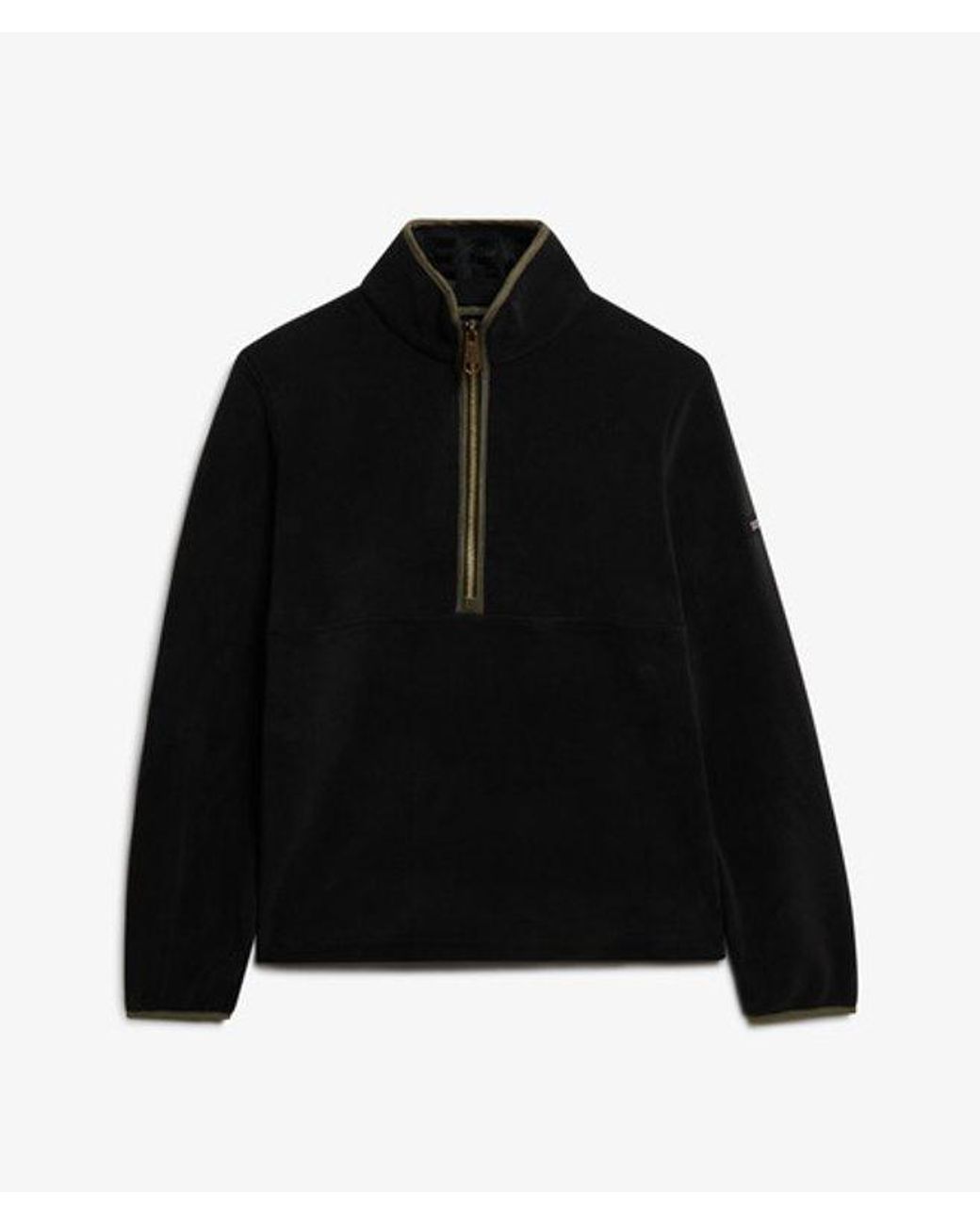 Superdry Black & Co Estate Half Zip Fleece