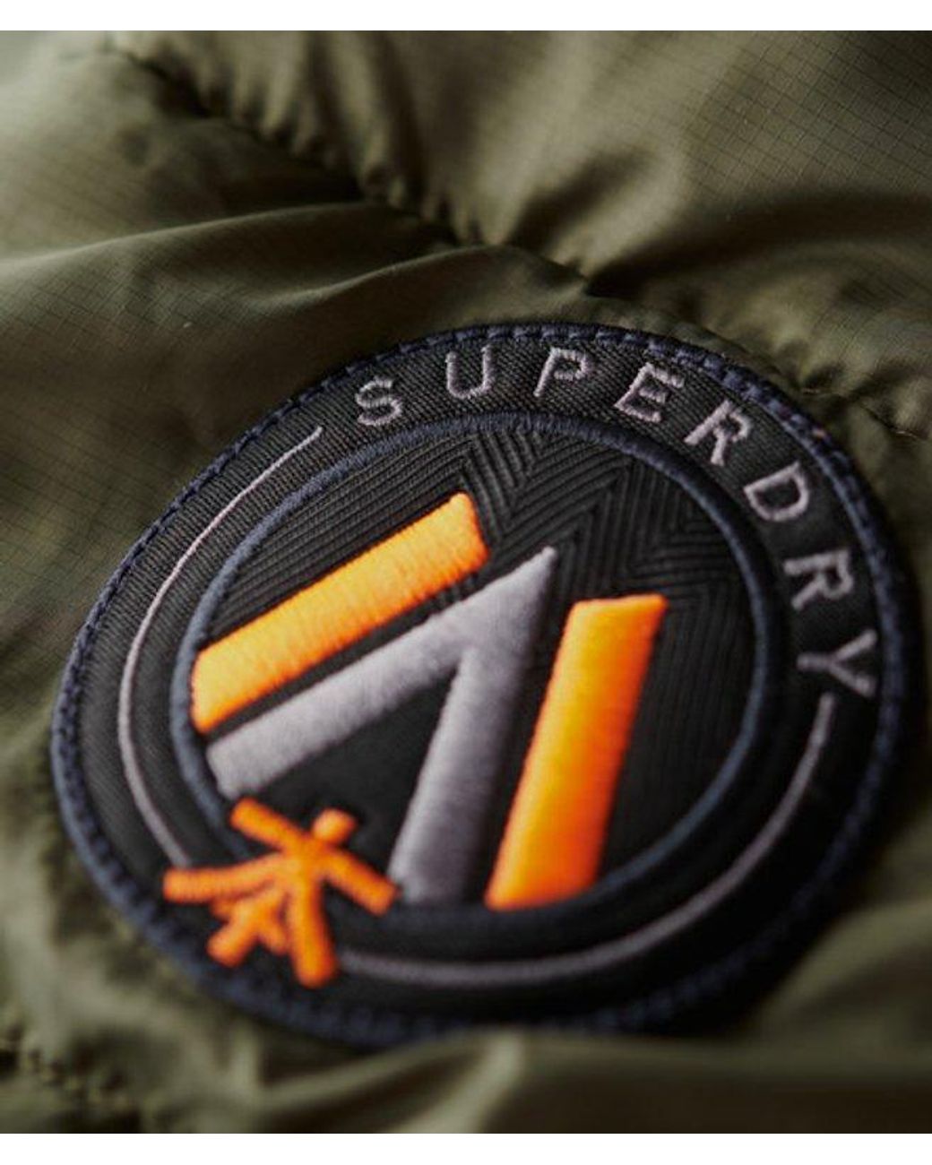 Superdry Green & Co Hooded Fuji Mid Padded Jacket