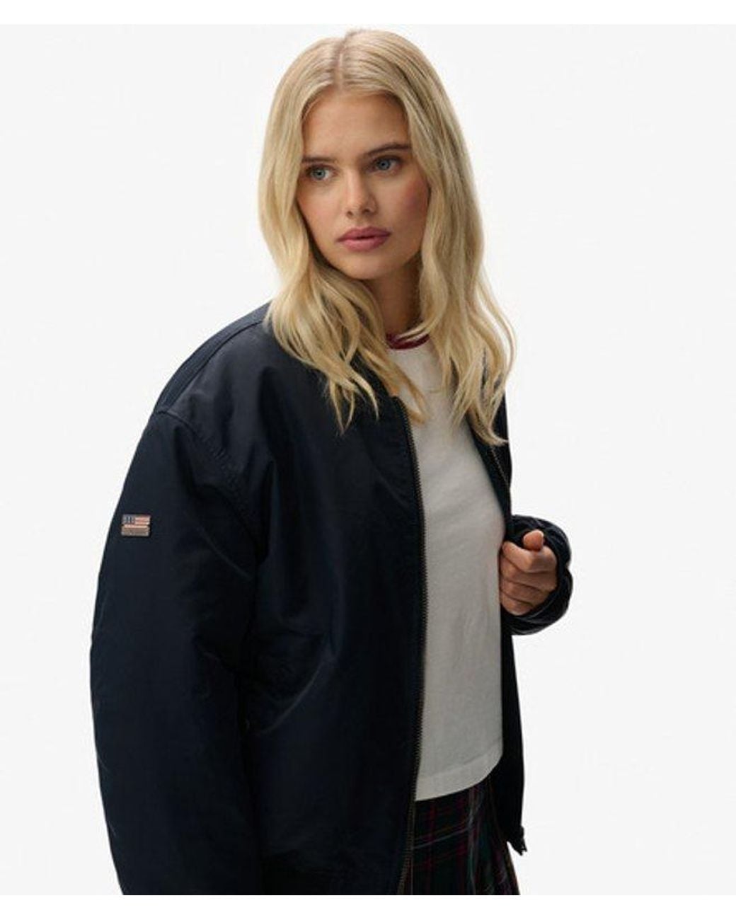 Superdry Blue & Co Ma1 Bomber Jacket