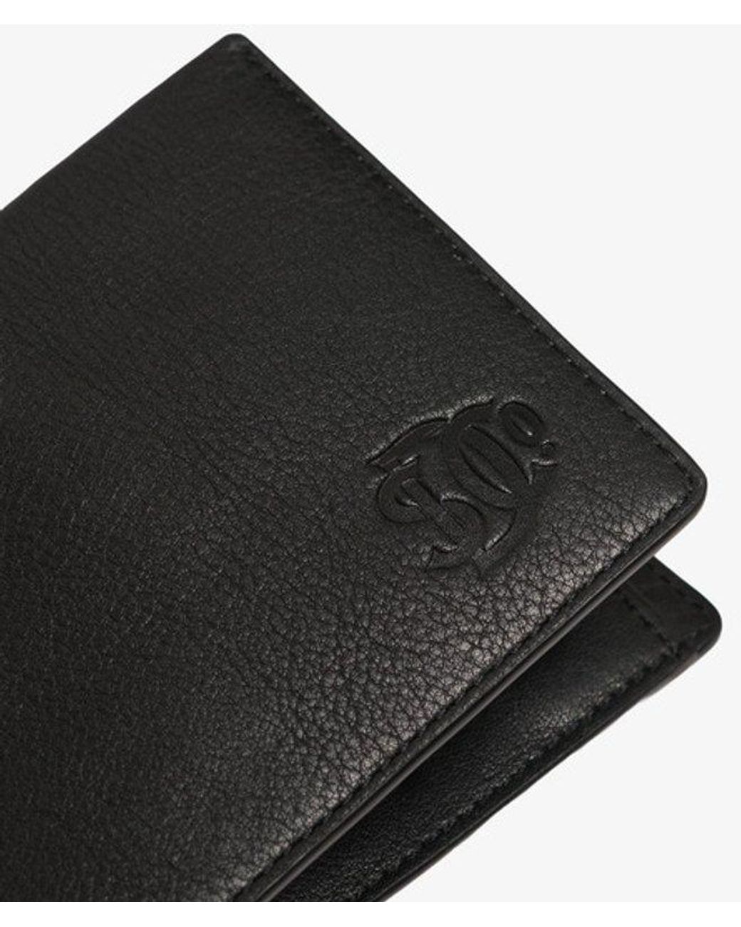 Superdry Black Classic Leather Wallet for men