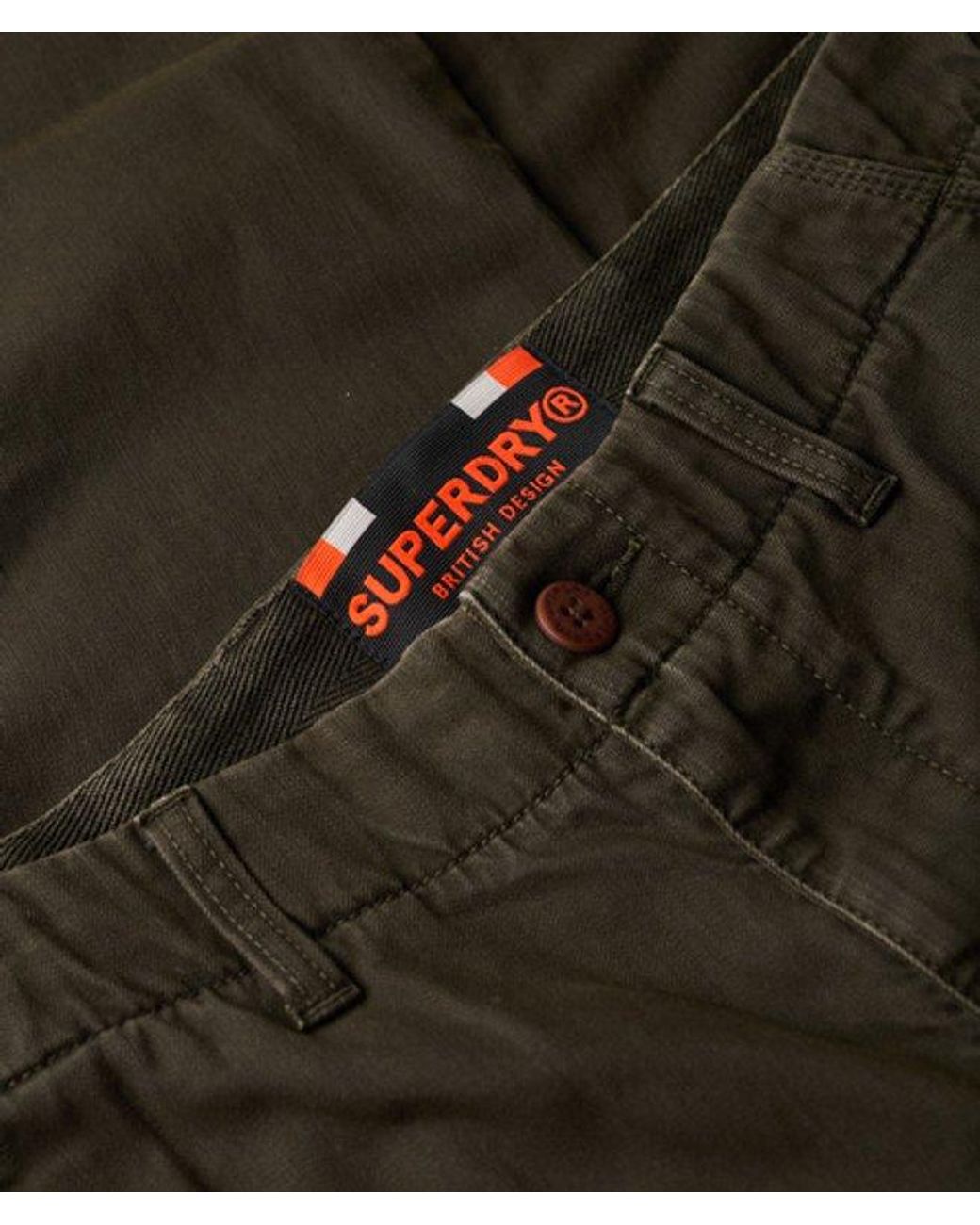 Superdry Green International Chino Pants Size: 30/32 for men